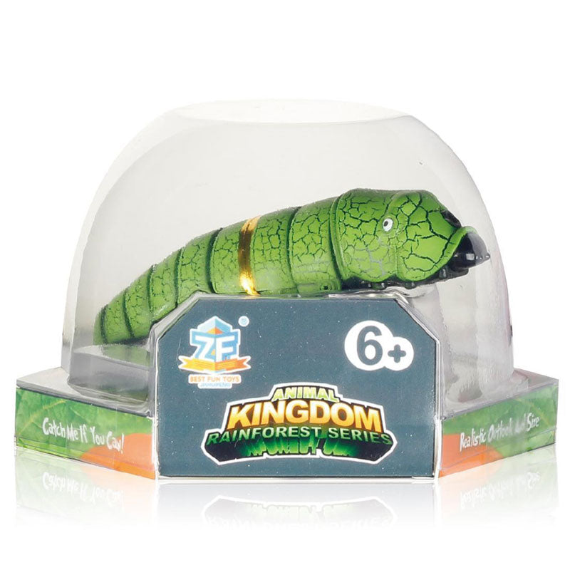 Caterpillar verde alimentat cu baterii