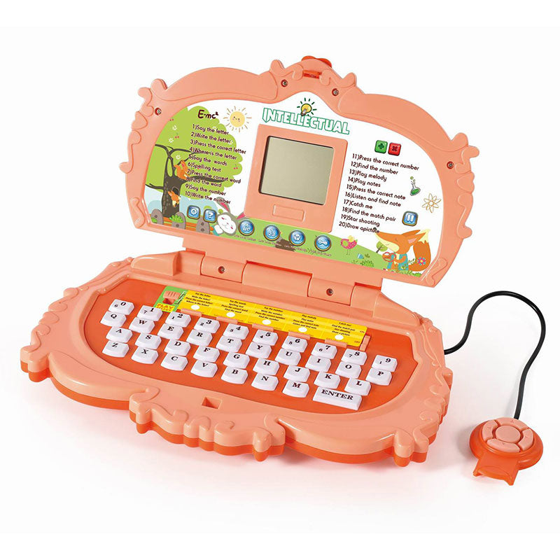 Лаптоп 20 Функции С Мишка Оранжев Raya Toys