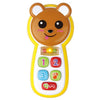 Learning Fun mackós telefon, sárga, Raya Toys