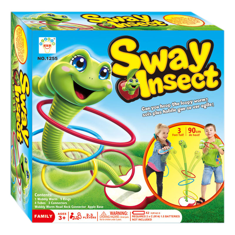 Raya Toys Féreg játék gyűrűkkel