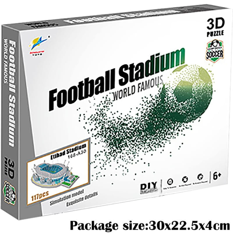 Sztereó puzzle, Manchester City Stadion, Raya Toys