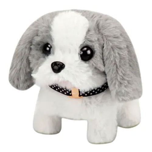 Интерактивно Сиво Куче С Аксесоари, Клетка Кит Raya Toys