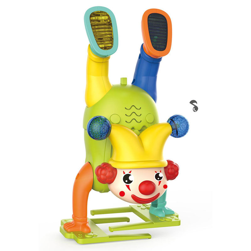 Raya Toys zenélő zöld bohóc