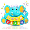 Бебешко Пиано Слонче Син Raya Toys