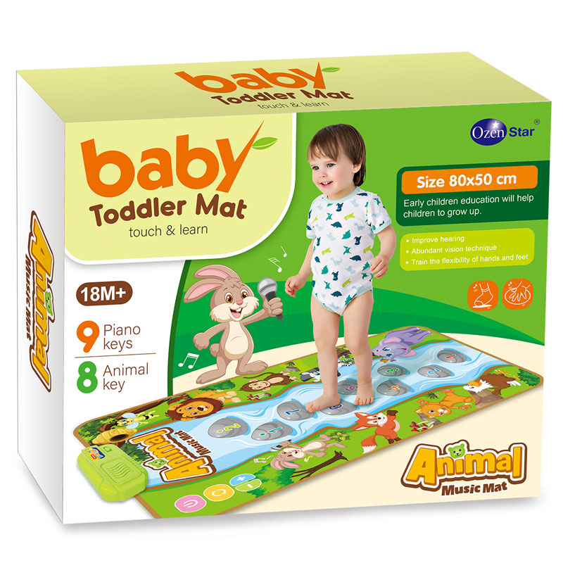 Бебешко Килимче Пиано С Животни Raya Toys