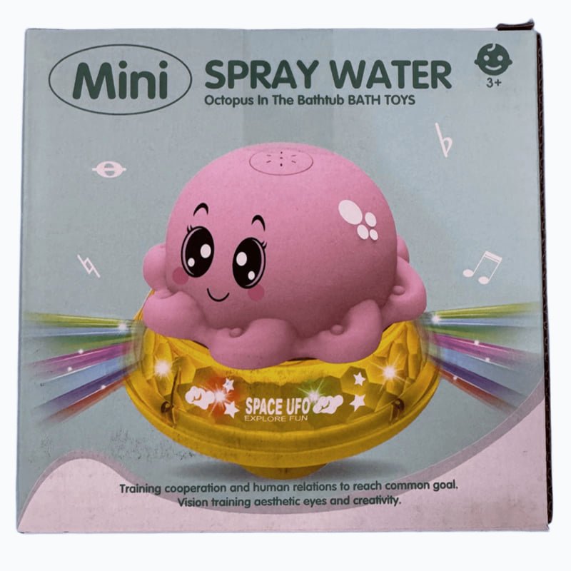 Raya Toys Rózsaszín 2 az 1-ben Elemes Polip Szökőkút