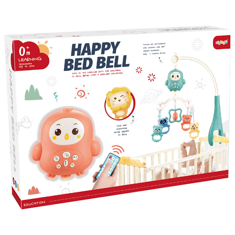 Raya Toys Pingvin Forgó Kiságyra, narancssárga