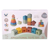 Raya Toys Babakészlet Szenzoros Kockák És Karikák
