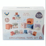 Комплект Гумени Кубчета Морски Животни Raya Toys