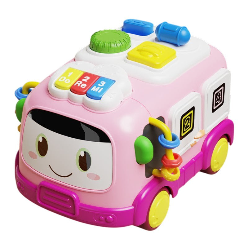 Бебешки Мултифункционален Бус 6в1 Розов Raya Toys