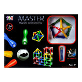 Mágneses építőjáték, 124 darabos, Raya Toys