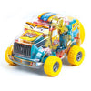 Raya Toys Építőjáték autó 49 db-os sárga
