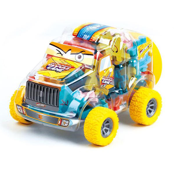 Raya Toys Építőjáték autó 49 db-os sárga