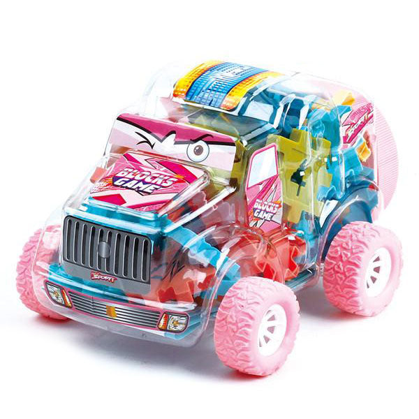 Конструктор В Кола 49ч. Розов Raya Toys