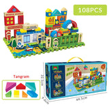 Raya Toys Habszivacs építőjáték - Város, 108 db