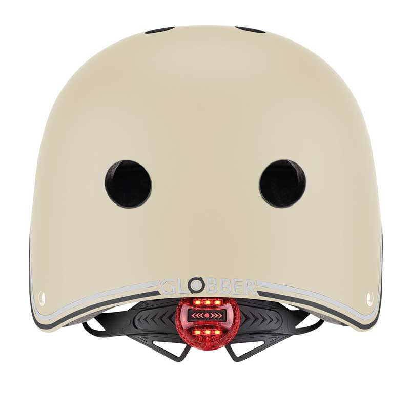 Детска Каска За Колело И Тротинетка Primo Lights Xs S (48 53cm) Бежова Globber