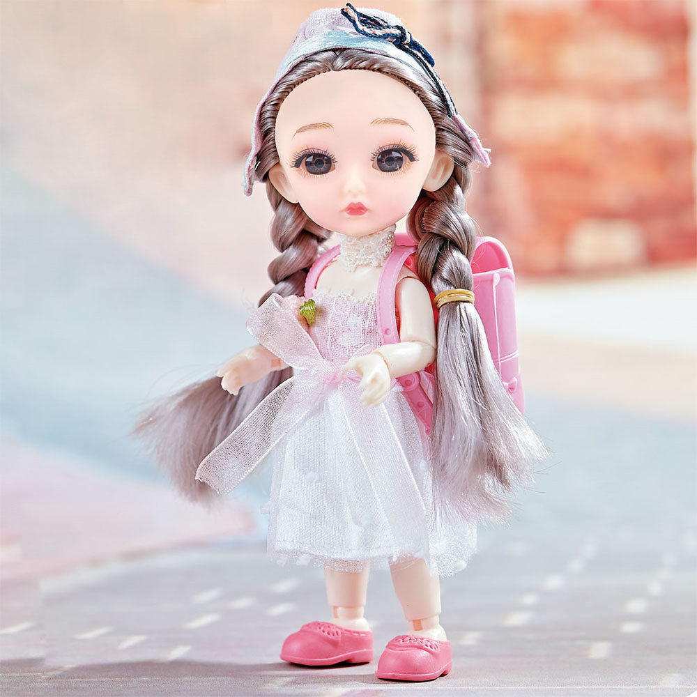 Raya Toys 16 cm-es kék elf baba