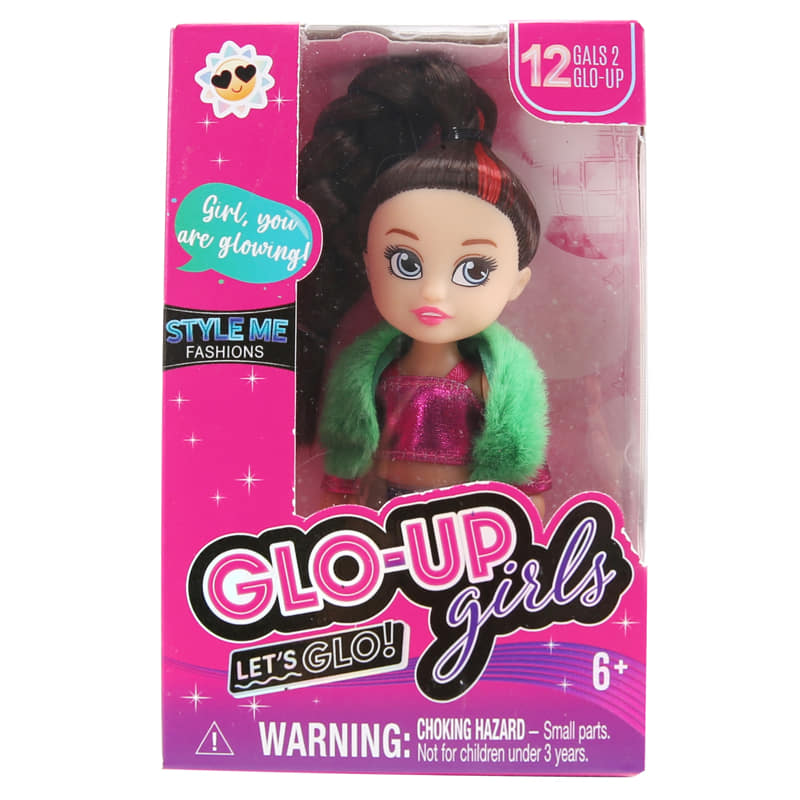 Glo Up Let`s Glo! Мини Кукла Kenzie B Raya Toys
