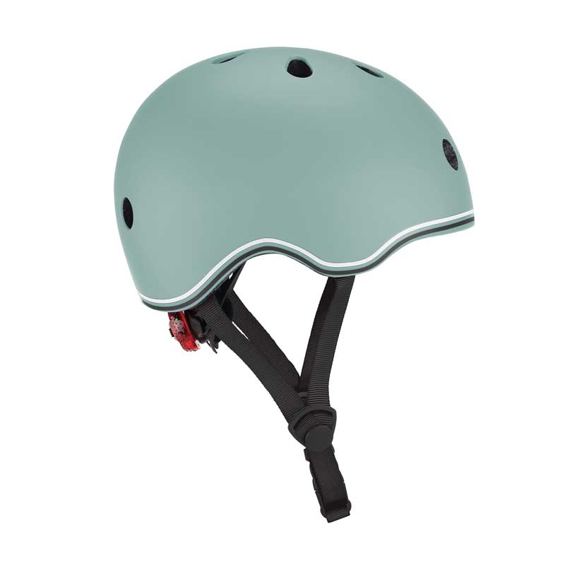 Детска Каска За Тротинетка Go Up Lights, Xxs Xs (45 51cm) Зелена Globber