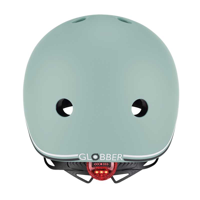 Детска Каска За Тротинетка Go Up Lights, Xxs Xs (45 51cm) Зелена Globber