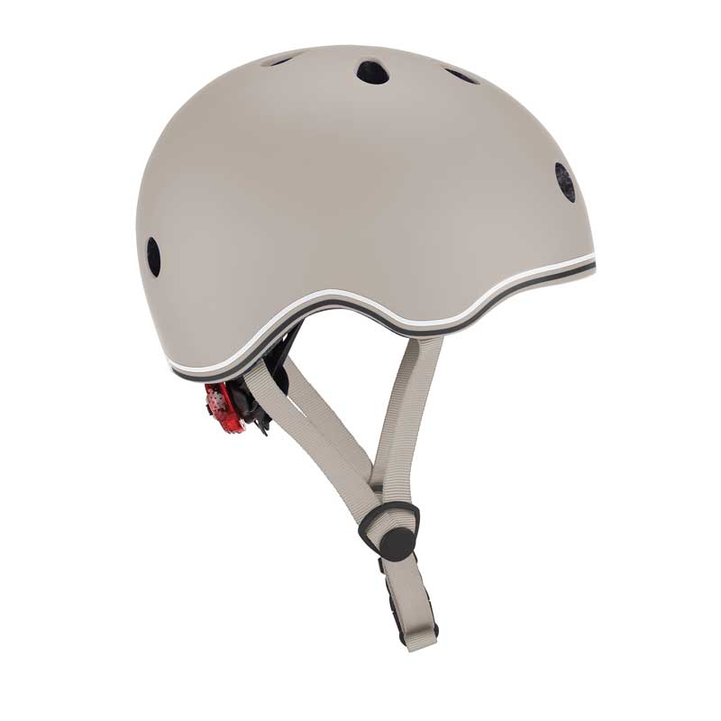 Детска Каска За Тротинетка Go Up Lights, Xxs Xs (45 51cm) Сива Globber
