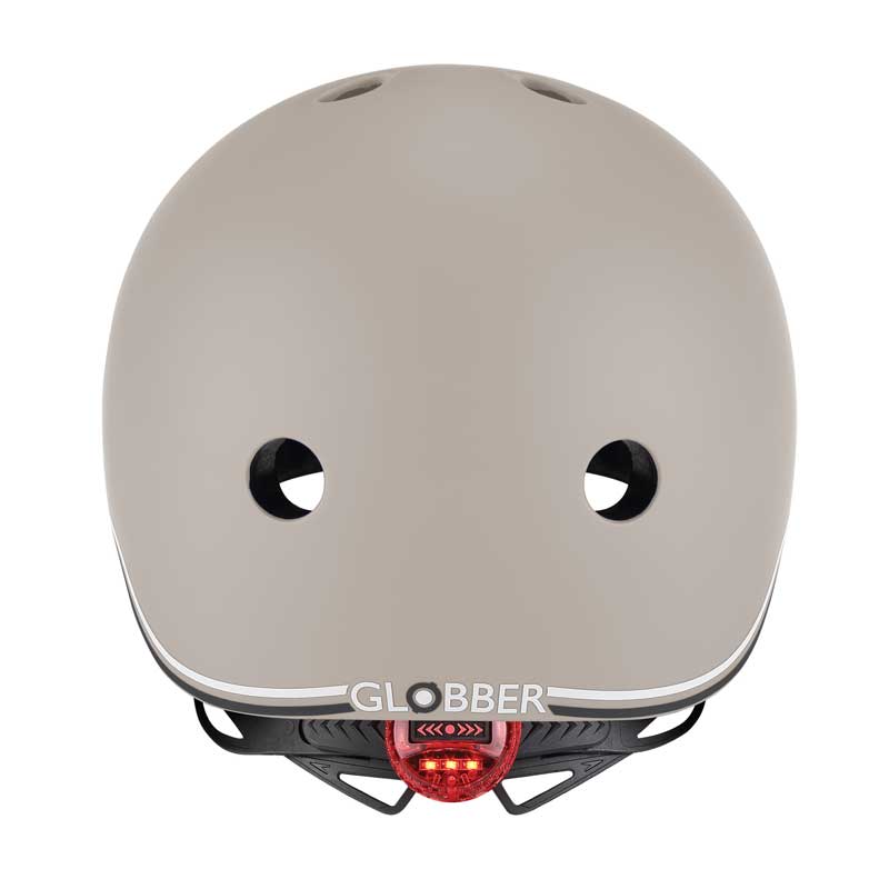 Детска Каска За Тротинетка Go Up Lights, Xxs Xs (45 51cm) Сива Globber