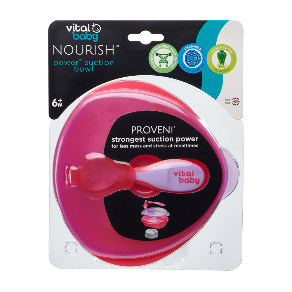 Cupă de hrănire cu vid Cyclamen Vital Baby