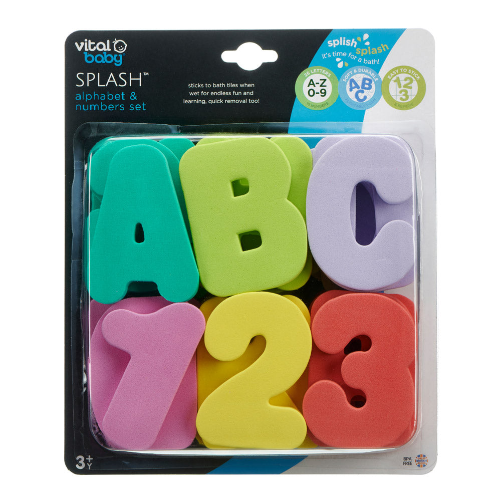 Vital Baby Betű és Szám Fürdőjátékok