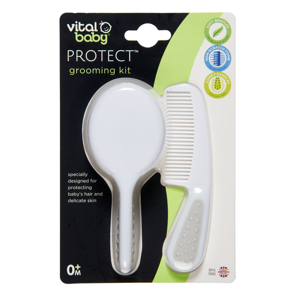 Комплект гребен и четка грижа за коса Vital Baby