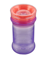 Cană anti-vărsare cu margine moale din silicon pentru sorbție la 360° Purple Vital Baby