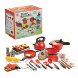 Кухненски Комплект За Готвене Червен Raya Toys