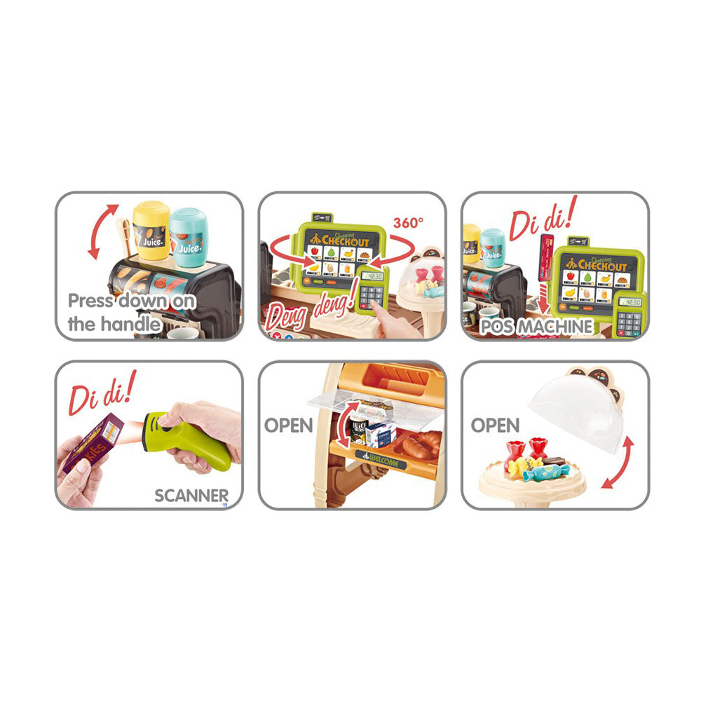 Супермаркет С Аксесоари На Батерии Home2 Raya Toys