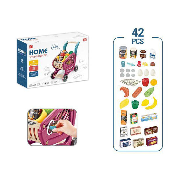 Raya Toys Lila Bevásárlókocsi