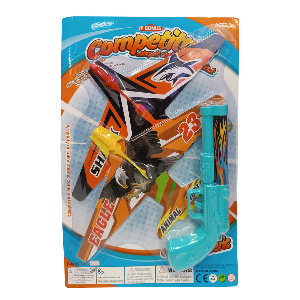 Katapult kék 2 repülővel Raya Toys