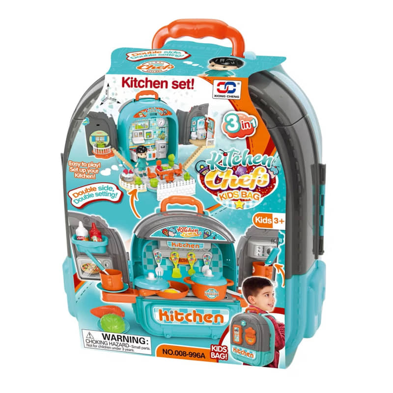Кухня В Раница 3в1 Мента Raya Toys