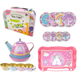 Raya Toys teáskészlet bőröndben