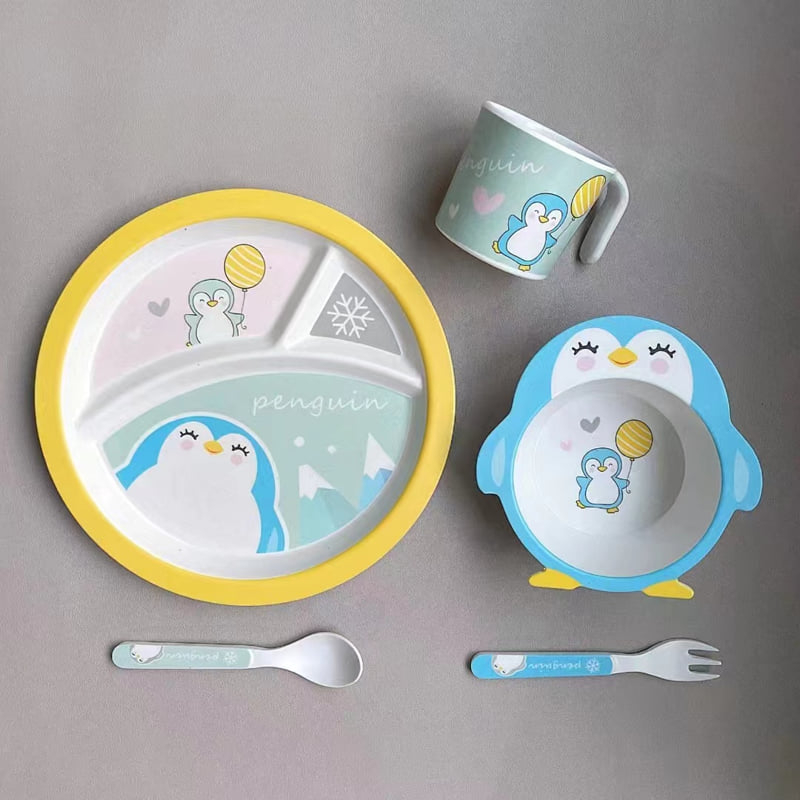 Детски Сервиз 5 Ч. Пингвини Raya Toys