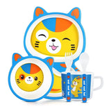 Raya Toys 5 db-os macskás gyermek étkészlet