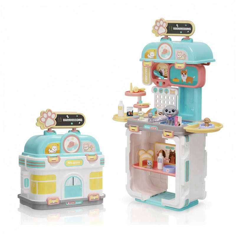 Ветеринарен Комплект 2в1 44 Части Raya Toys