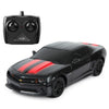 Raya Toys Chevrolet Camaro távirányítós autó, 1:24, fekete