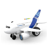 Lumini și muzică în avion