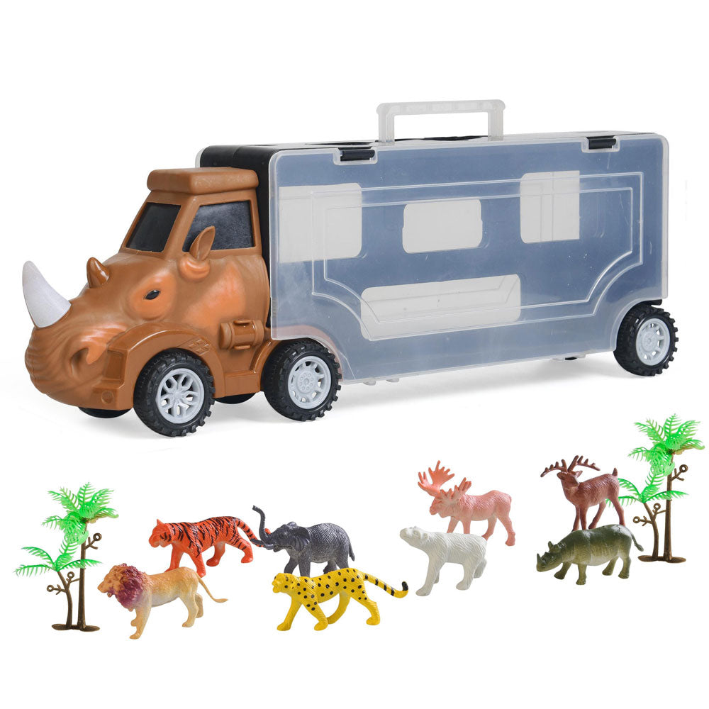 Автовоз Носорог С Животни Raya Toys