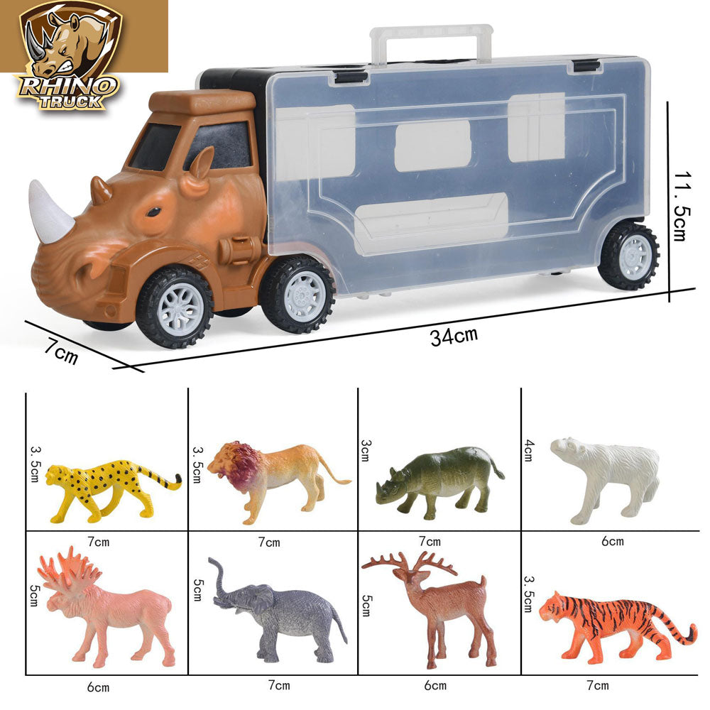 Автовоз Носорог С Животни Raya Toys
