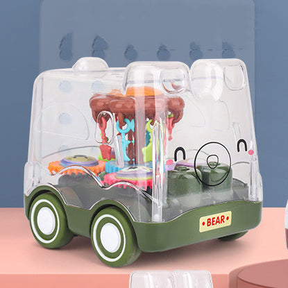 Инерционна Количка Зелена Bear Raya Toys