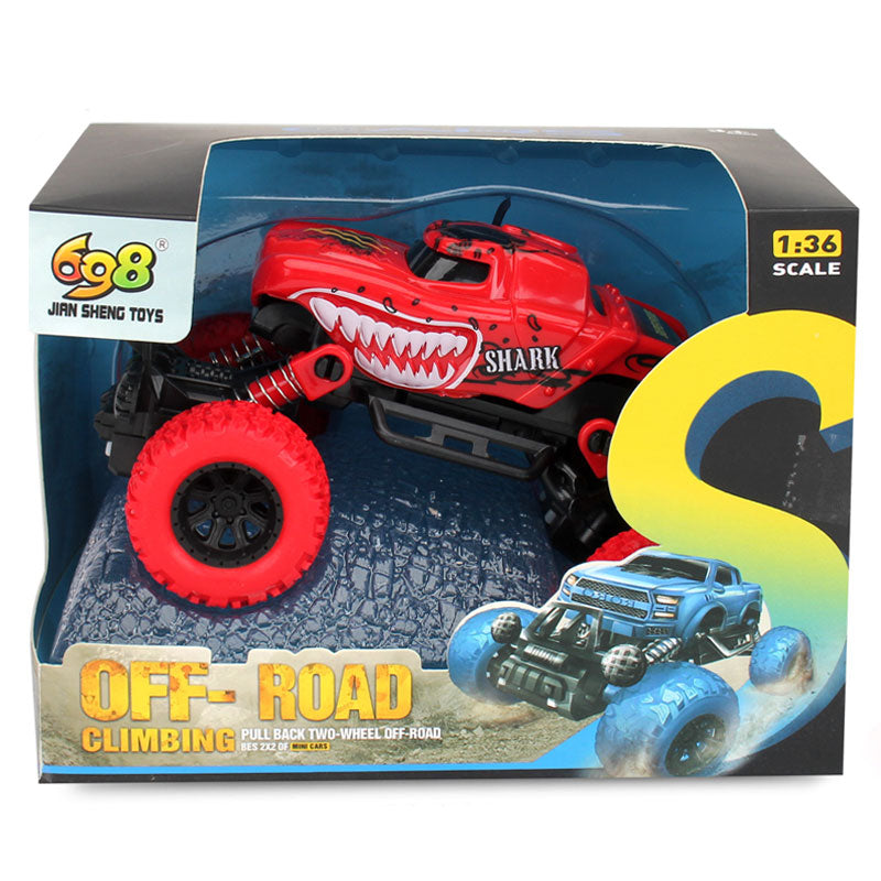 Кола Обратно Катерене Shark Червен Raya Toys