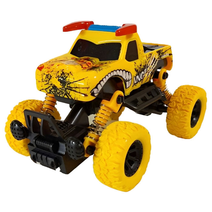 Кола Обратно Катерене Angry Жълт Raya Toys