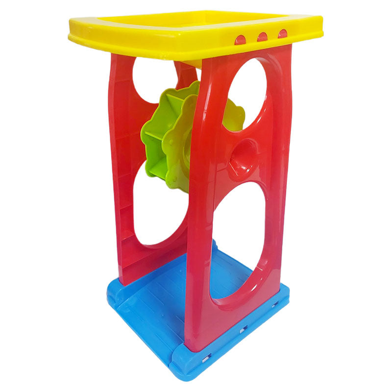 Homokozó készlet körhintával, sárga, Raya Toys