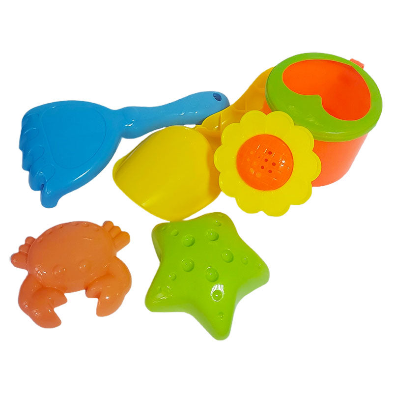 Homokozó készlet körhintával, sárga, Raya Toys