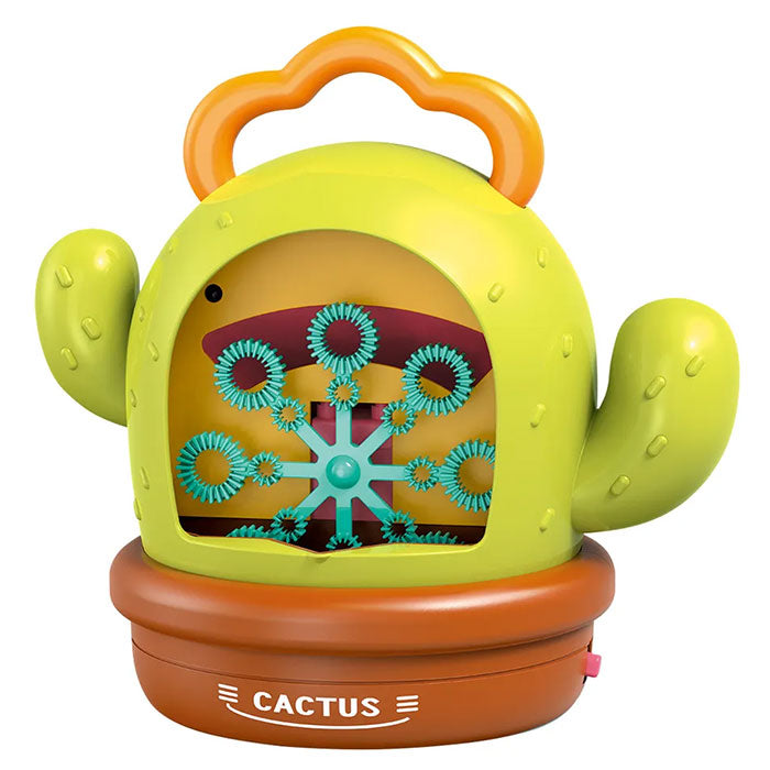 Mașină de bule de săpun verde cactus