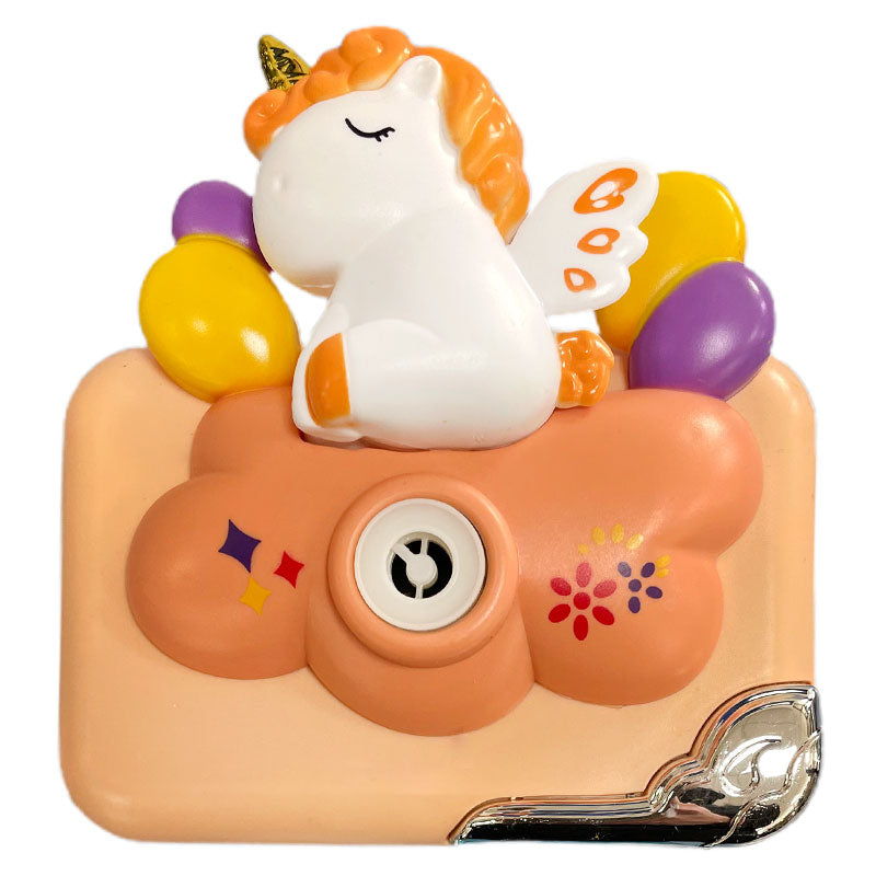 Играчка За Сапунени Балони Еднорог Оранжев Raya Toys